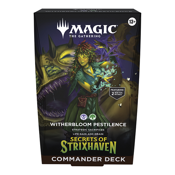 (image for) Secrets of Strixhaven Witherbloom Pestilence Commander Deck